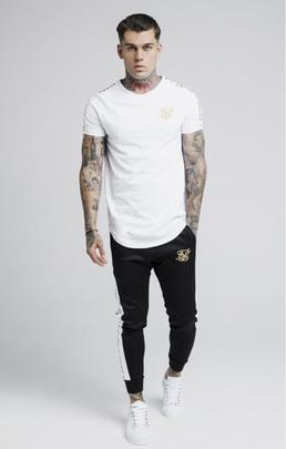 S/S PANEL GYM TEE WHITE