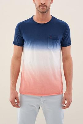 CAMISETA CON EFECTO DEGRADE SLIM FIT ROSA