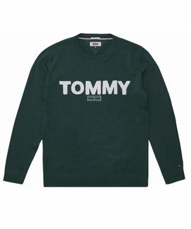 TJM BOLD LOGO SWEATER HUNTER GREEN