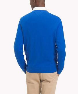 PIMA COTTON CASHMERE CNECK REGULAR FIT BLUE LOLITE