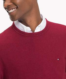 PIMA COTTON CASHMERE CNECK REGULAR FIT RHUBARB