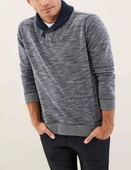 SANTIAGO JERSEY CUELLO SMOKING GRIS