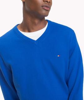 PIMA COTTON CASHMERE REGULAR FIT BLUE LOLITE HEAT.