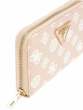 CARTERA LAUREL MEDIANA CON LOGOTIPO 4G SAND LOGO