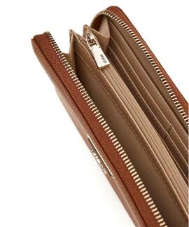 CARTERA LAUREL SLG LARGE ZIP AROUND COGNAC