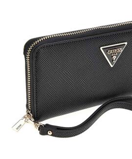 CARTERA LAUREL SLG LARGE ZIP AROUND NEGRA