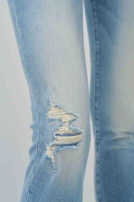 PANTALÓN VAQUERO WONDER CROPPED SKINNY DESTROYED
