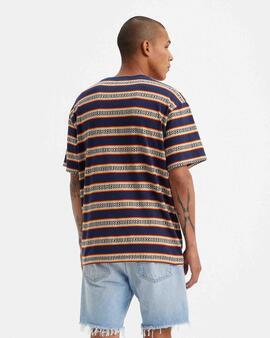 CAMISETA LEVI'S® RED TAB™ VINTAGE TEE OTIS GEO STRIPE NAVAL