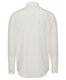 CAMISA DE LINO REGULAR FIT BLANCA