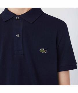 POLO LACOSTE SLIM FIT 166 AZUL MARINO