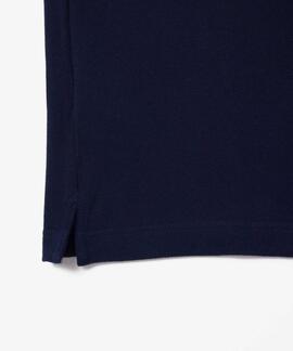 POLO LACOSTE SLIM FIT 166 AZUL MARINO