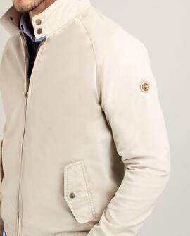 CAZADORA HARRINGTON BEIGE