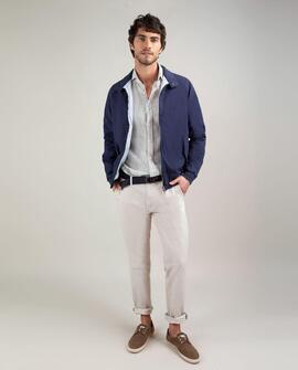 CAZADORA HARRINGTON AZUL MARINO