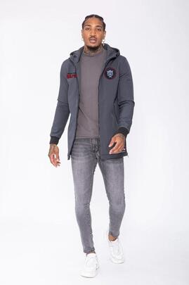 CHAQUETA 3/4 DE HOMBRE LASAL NAVY GRIS