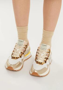 ZAPATILLAS VIBLA ZIG PATCH GOLD
