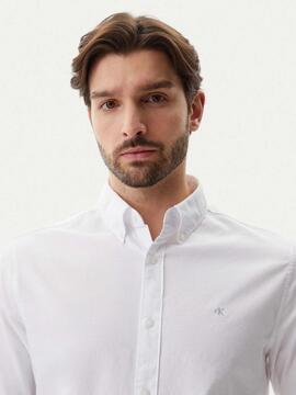 CAMISA CLÁSICA DE ALGODÓN OXFORD BLANCO