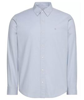 CAMISA CLÁSICA DE ALGODÓN OXFORD CELESTE
