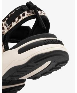 SANDALIA FLAME CON TIRAS DOTTY ANIMAL PRINT