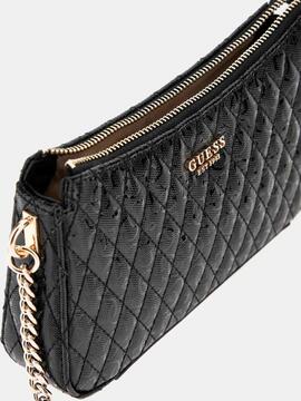 BOLSO DE HOMBRO BETULA ECOPIEL EFECTO CHAROL NEGRO