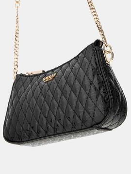 BOLSO DE HOMBRO BETULA ECOPIEL EFECTO CHAROL NEGRO