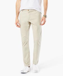 WASHED KHAKI SKINNY TAPERED SAFARI BEIGE