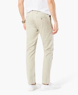 WASHED KHAKI SKINNY TAPERED SAFARI BEIGE