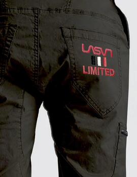 PANTALÓN DE HOMBRE JOGGER CARGO LASAL LIMITED NEGRO