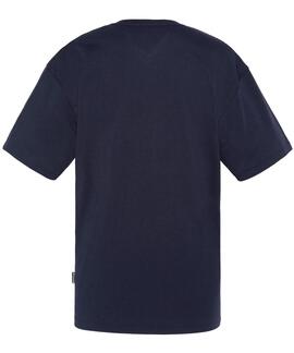 CAMISETA MANGA CORTA RETRO TRAVIS REGULAR FIT AZUL MARINO