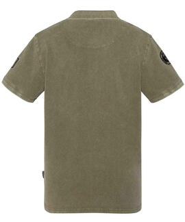 POLO MILITAR PSSITKA VERDE CAQUI LAVADO