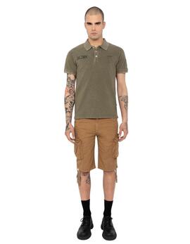POLO MILITAR PSSITKA VERDE CAQUI LAVADO
