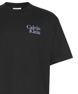 CAMISETA CK RESORT RELAXED FIT NEGRA