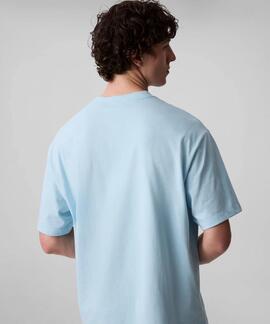 CAMISETA CK RESORT RELAXED FIT CELESTE
