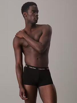 BOXER TRUNK 3 PACK LOW RISE BLACK