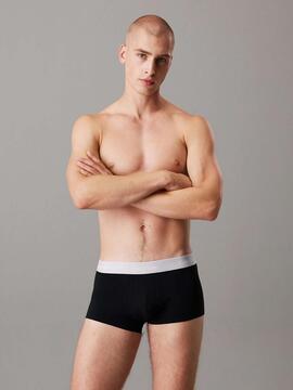 BOXER TRUNK LOW RISE 3 PACK ICON COTTON STRETCH NEGRO