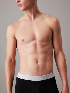 BOXER TRUNK LOW RISE 3 PACK ICON COTTON STRETCH NEGRO