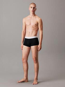 BOXER TRUNK LOW RISE 3 PACK ICON COTTON STRETCH NEGRO