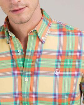 CAMISA TARTÁN AMARILLA