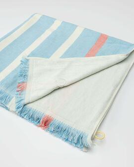 TOALLA RAYAS AZUL