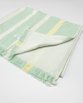TOALLA RAYAS VERDE