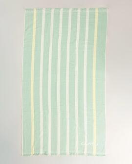 TOALLA RAYAS VERDE