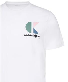 CAMISETA CK TERRY REGULAR FIT BLANCA