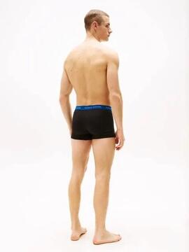 PACK DE 3 CALZONCILLOS BOXER TRUNK NEGROS CON CINTURA CONTRA