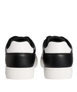 ZAPATILLAS CK CLASSIC CUPSOLE NEGRAS CON MONOGRAMA GRABADO A