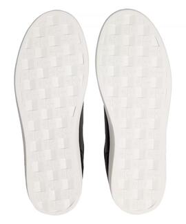 ZAPATILLAS CK CLASSIC CUPSOLE NEGRAS CON MONOGRAMA GRABADO A