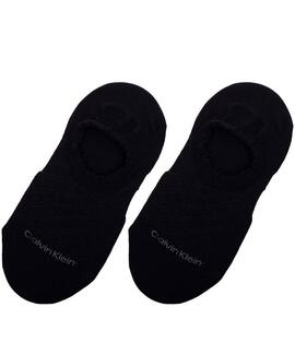 PIMKIES DE MUJER CK FOOTIE HIGH CUT 2 PARES NEGROS