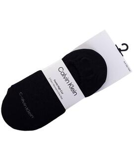 PIMKIES DE MUJER CK FOOTIE HIGH CUT 2 PARES NEGROS