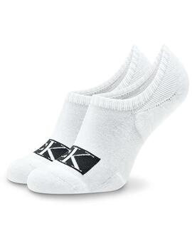 PIMKIES DE HOMBRE CK FOOTIE HIGH CUT 2 PARES BLANCO Y NEGRO
