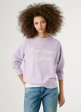 SUDADERA ALISON RELAXED FIT 419 LILAC