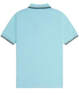 POLO TWIN TIPPED M3600 Y57 MINT BLUE / MINT OLIVE / FRENCH N