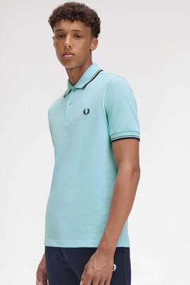 POLO TWIN TIPPED M3600 Y57 MINT BLUE / MINT OLIVE / FRENCH N